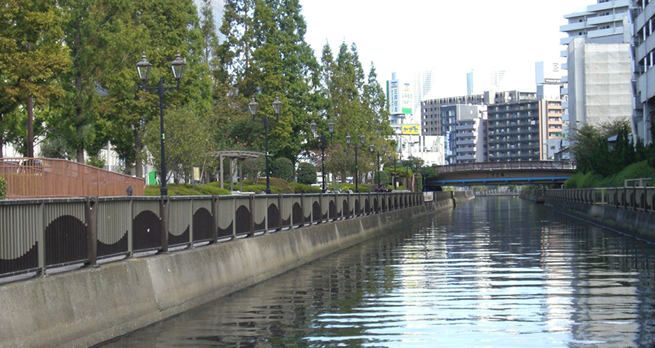 東京品川　芝浦、新芝運河見学