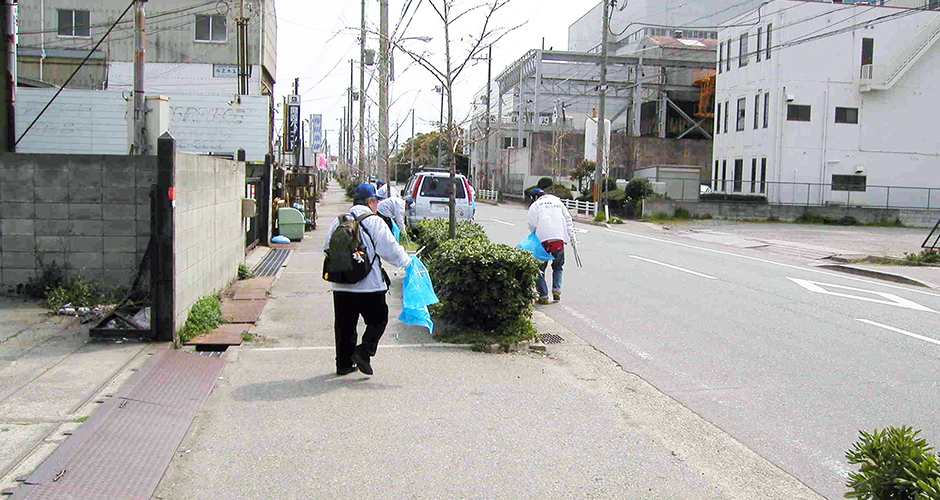 過去の清掃活動風景