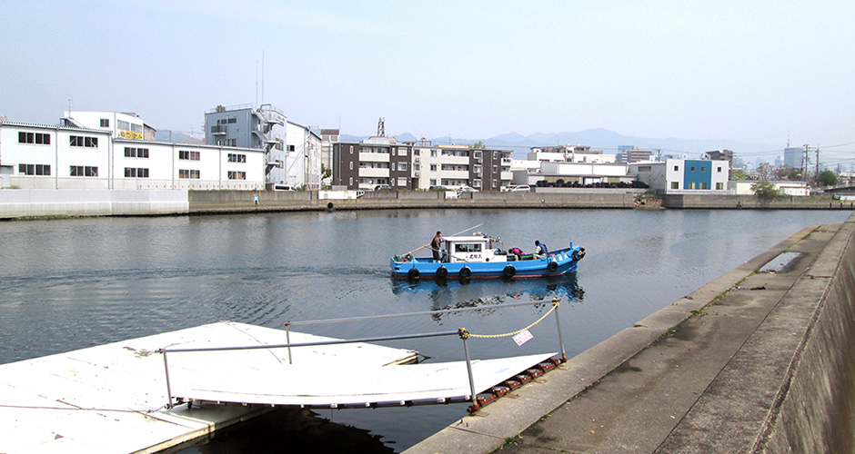 兵庫運河において、水辺ネットの会の皆様と当会の会員の兵庫漁業協同組合の青年部の方が兵庫運河に生息する生きものの調査を実施されました。