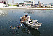 粗朶沈床作業を実施されました。