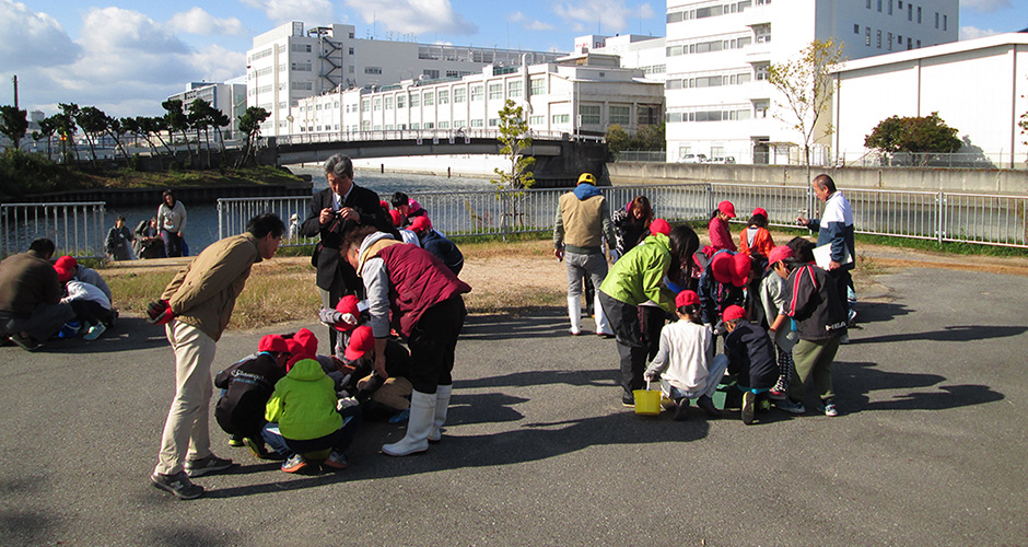 神戸市立浜山小学校の環境学習を開催しました