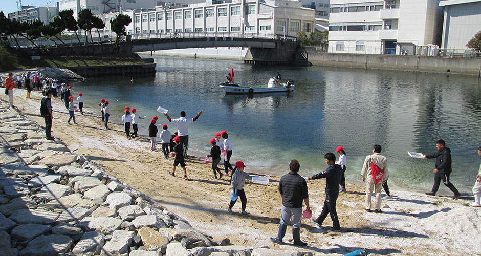 秋の市立浜山小学校の環境学習を実施しました！！