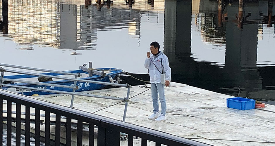 兵庫運河・真珠貝プロジェクトの浜揚式が開催されました！！