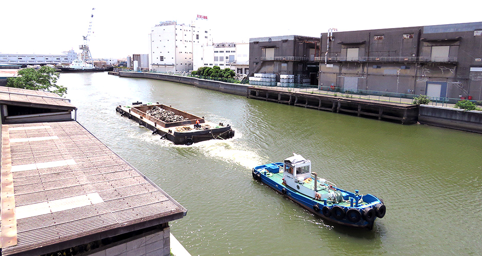 兵庫運河で人工砂浜（浅場）の工事が着工します！！