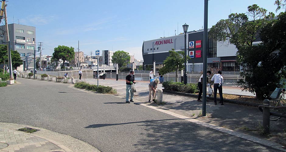 兵庫運河活性化会議主催クリーン作戦！！