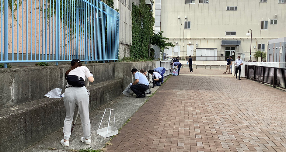 兵庫運河周辺クリーン作戦が実施されました！！