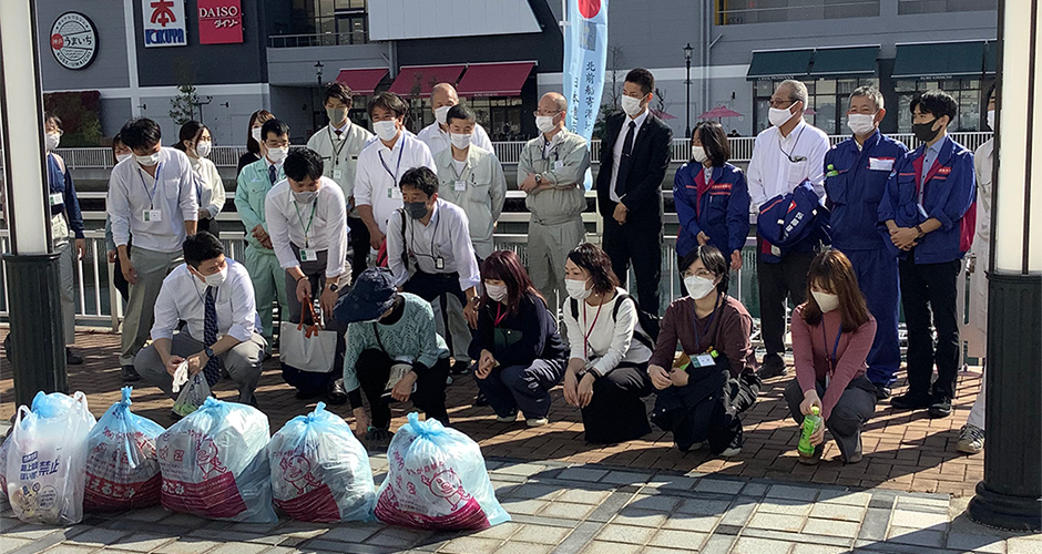 兵庫運河周辺クリーン作戦が実施されました！！